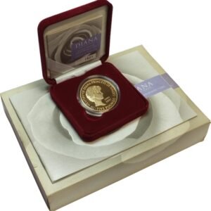 1999 £5 Proof Gold Crown Coin Diana Princess of Wales Memorial Boxed