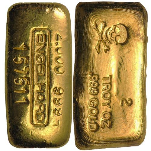 2 oz Gold Bar For Sale