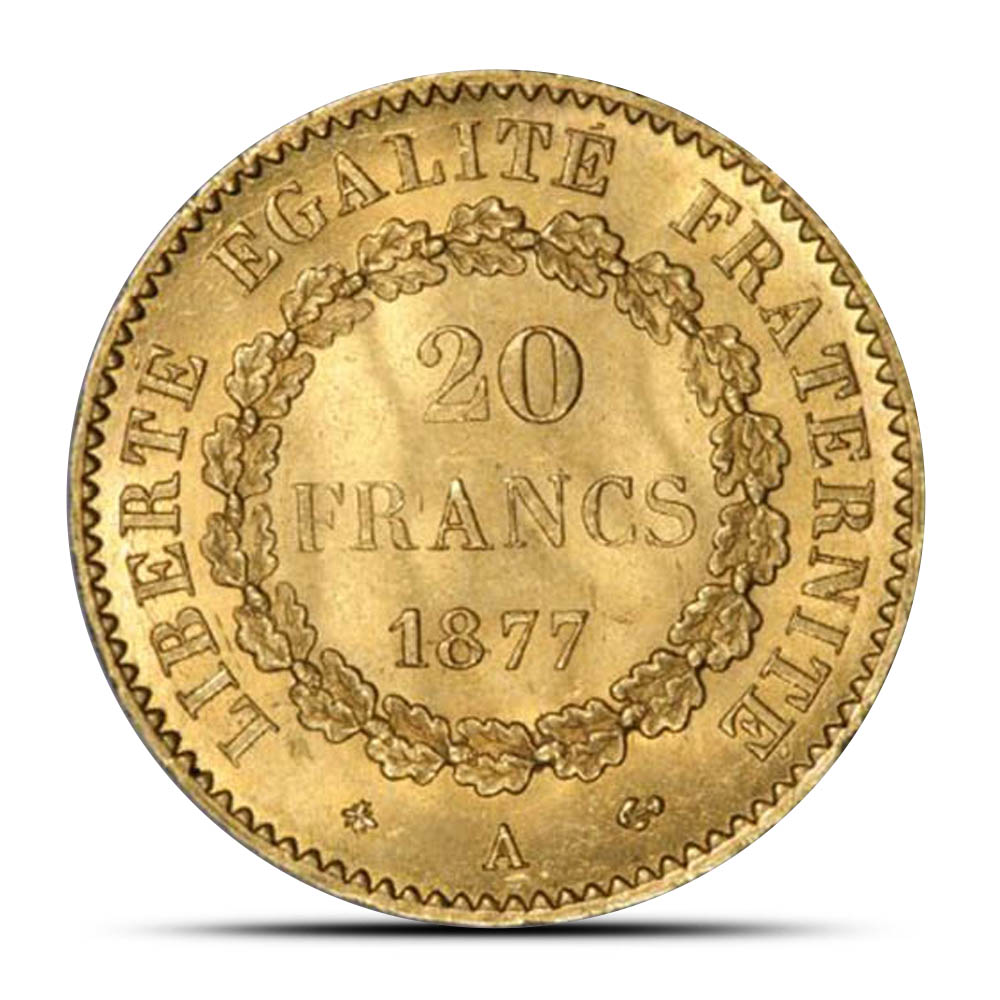 20 Francs France Lucky Angel Gold Coin (AU) - Image 2