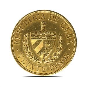 Buy 20 Peso Cuba Gold Coins Online (Mixed Types, Random Year, Varied Condition)