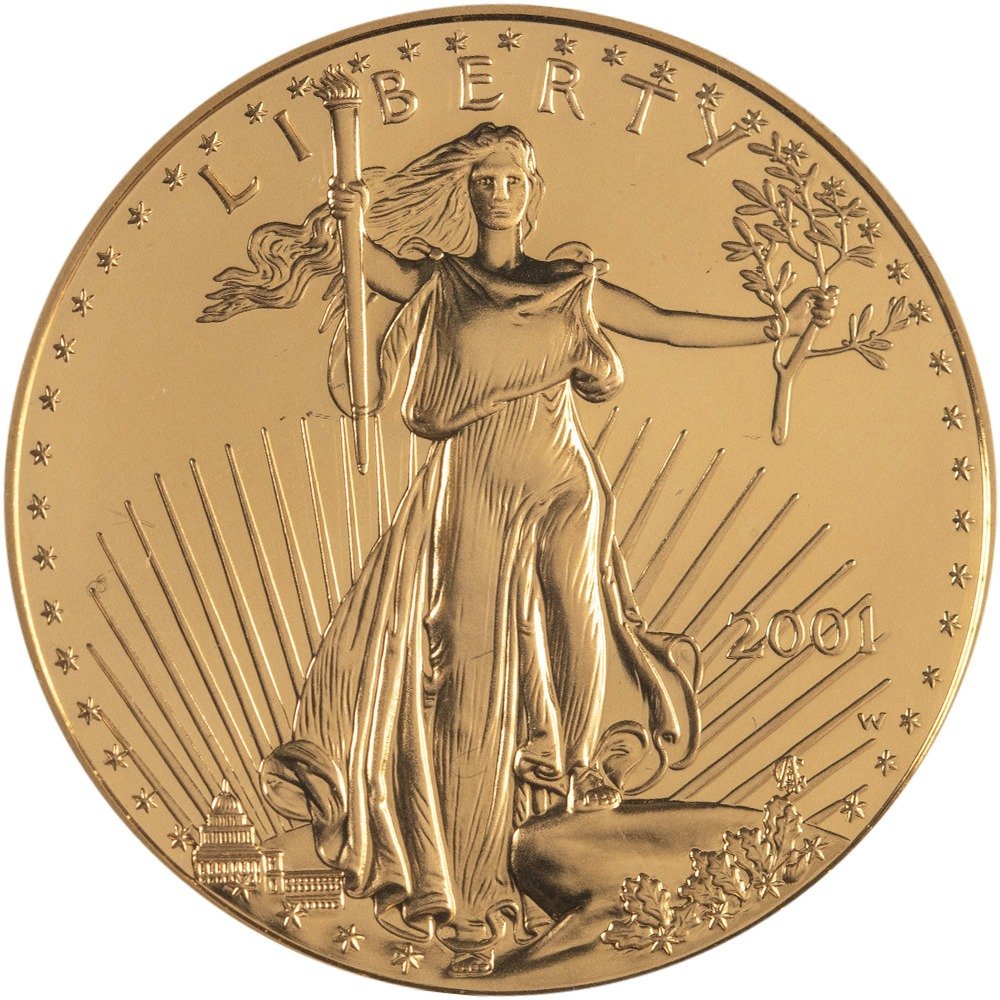 2001-W 1 oz Proof American Gold Eagl