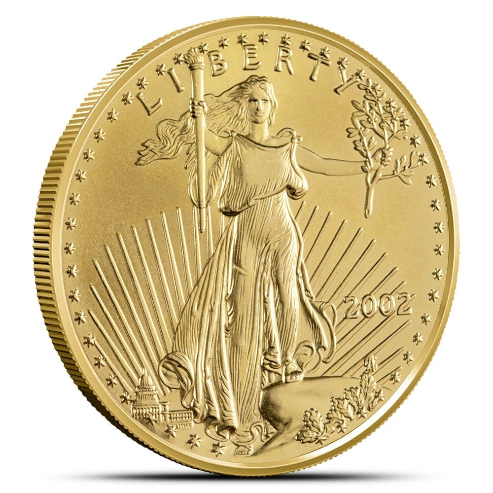 2002 1/2 oz American Gold Eagle Coin