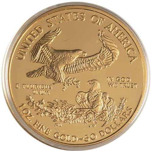 2002-W 1 oz Proof American Gold Eagle Coin (Box + CoA) - Image 2