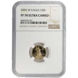 2003-W 1/10 oz Proof American Gold Eagle Coin NGC PF70 UCAM