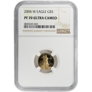 2004-W 1/10 oz Proof American Gold Eagle Coin NGC PF70 UCAM