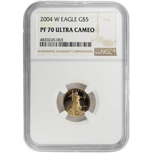 2004-W 1/10 oz Proof American Gold