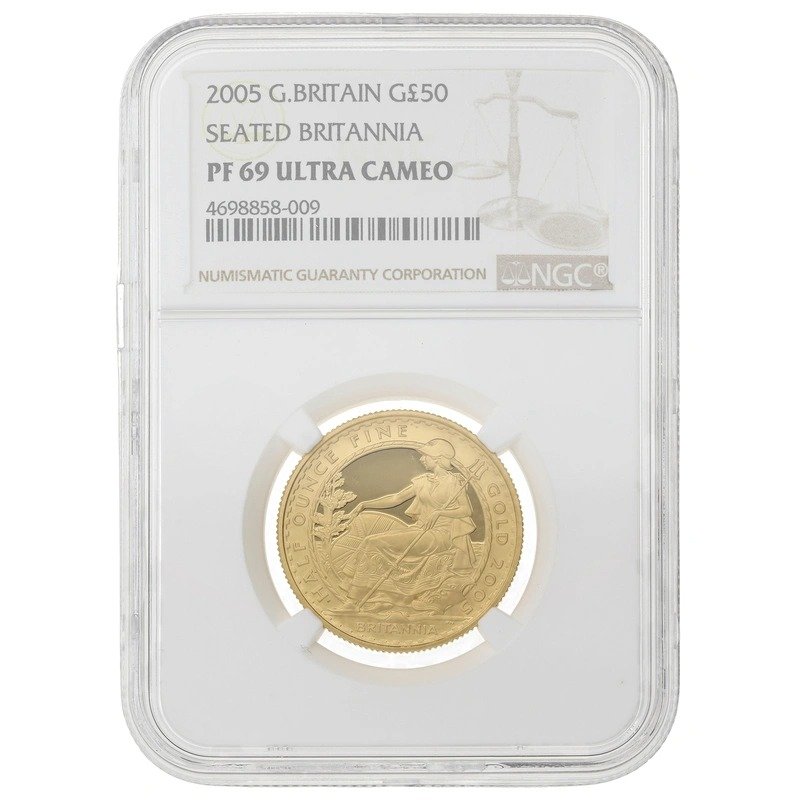2005 Proof 1/2 oz Gold Britannia Coi