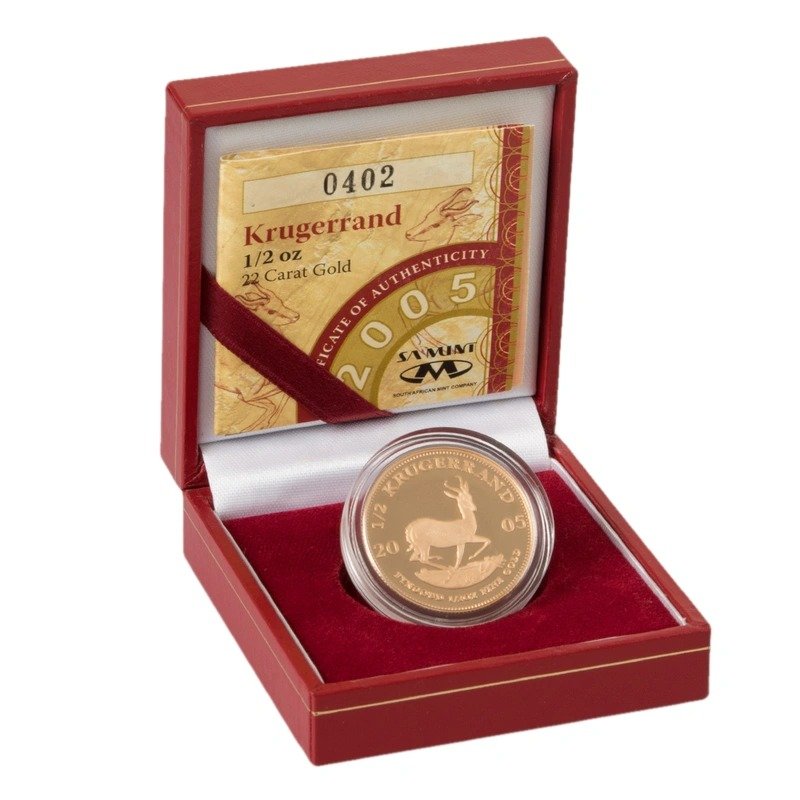 2005 Proof 1/2 oz Krugerrand Gold Co