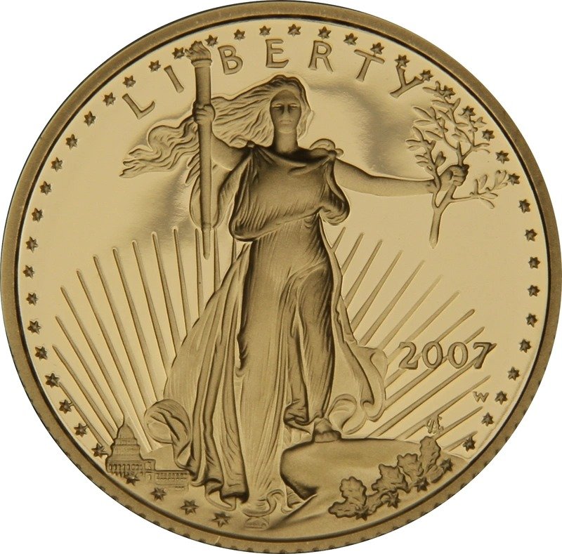 2007 Proof 1/4 oz American Eagle Gol