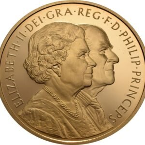 2007 Proof Gold £5 Coin Quintuple Sovereign Diamond Wedding