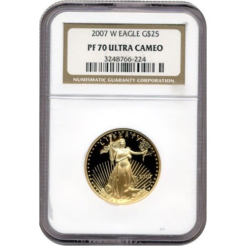 2007-W 1/2 oz Proof American Gold E