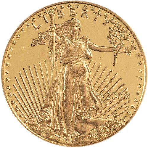 2008-W 1 oz Proof American Gold Eagl