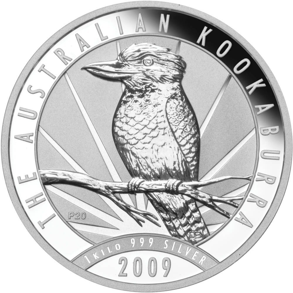 1 Kilo Australian Silver Kookaburra