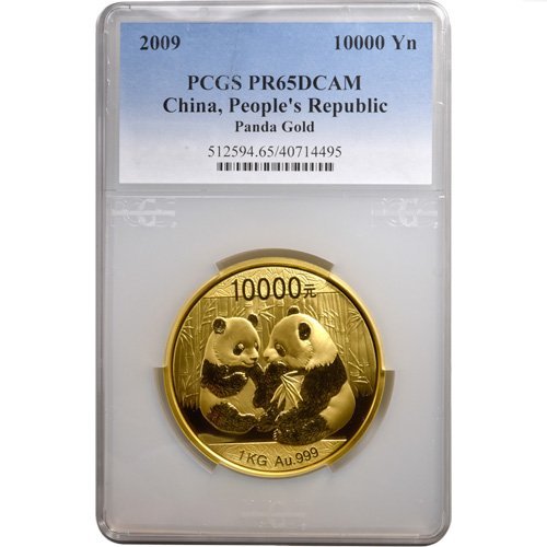 1 Kilo Proof Chinese Gold Panda Coi
