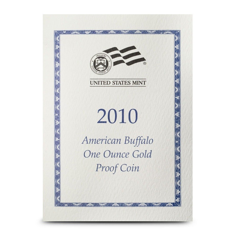 2010-W 1 oz Proof American Gold Buffalo Coin (Box + CoA) - Image 3