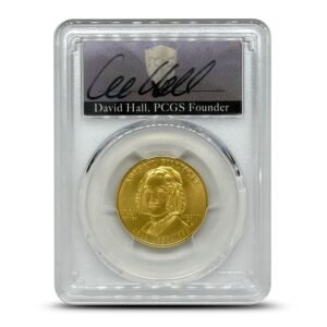 2010-W 1/2 oz US Mint First Spouse Abigail Fillmore Gold Coin PCGS MS70 (David Hall Signed Label)