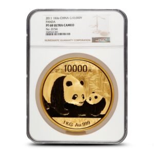 2011 1 Kilo Proof Chinese Gold Panda Coin NGC PF68 UCAM