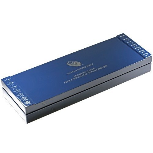 2011 American Silver Eagle 25th Anniversary 5-Coin Set (Box + CoA) - Image 4