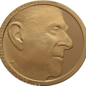 2011 Proof Gold £5 Coin Quintuple Sovereign HRH Prince Philip