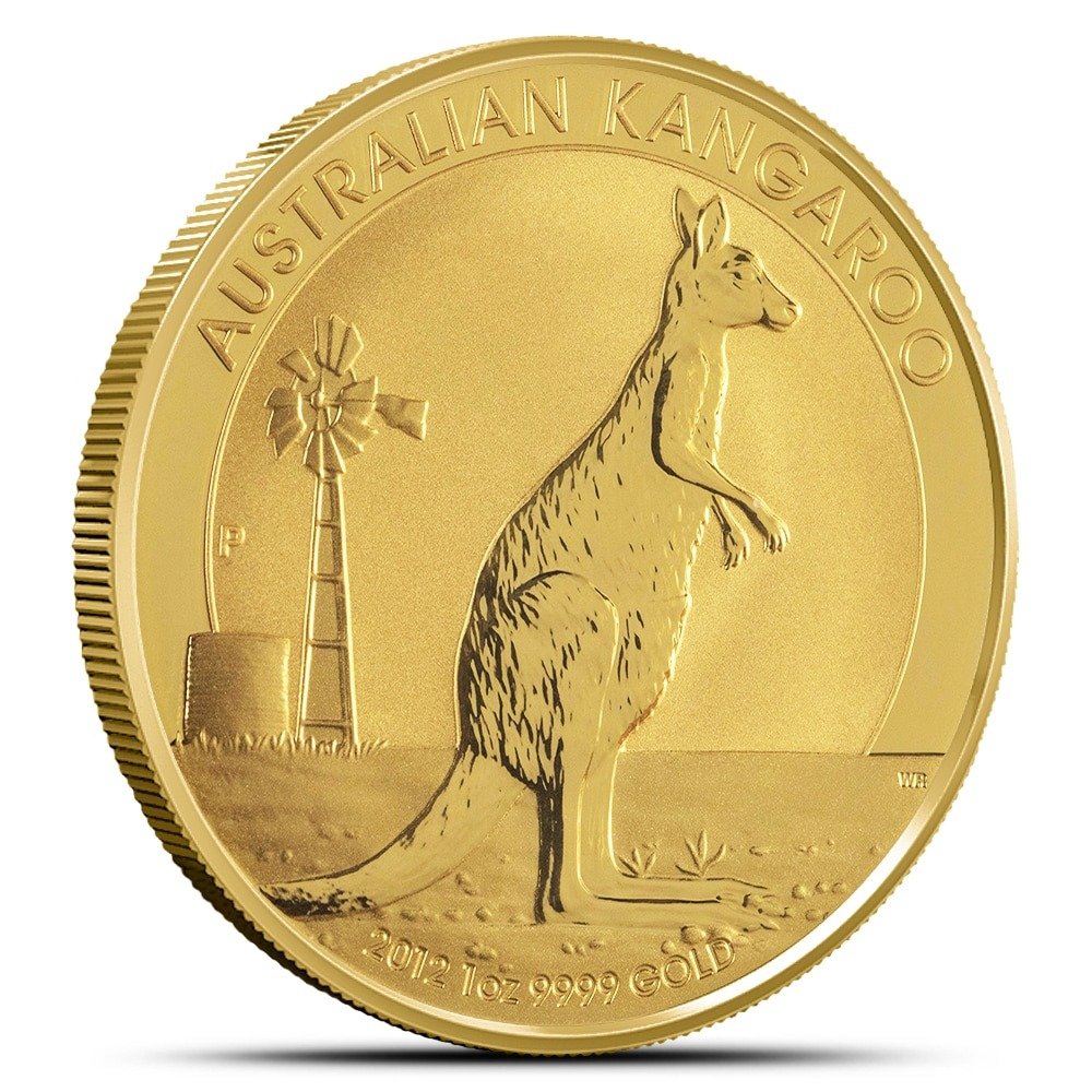 2012 1 oz Australian Gold Kangaroo C
