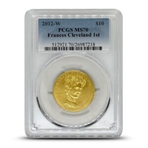 2012-W 1/2 oz US Mint First Spouse Frances Cleveland 1st Term Gold Coin PCGS MS70