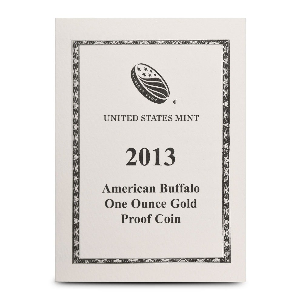 2013-W 1 oz Proof American Gold Buffalo Coin (Box + CoA) - Image 3