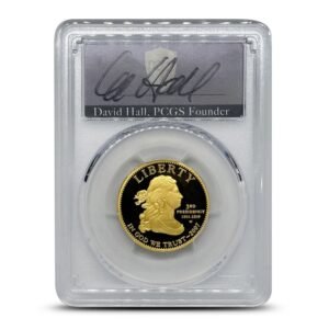 2013-W 1/2 oz US Mint First Spouse Edith Wilson Gold Coin PCGS MS70 (David Hall Signed Label)