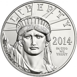 2014 1 oz American Platinum Eagle Coin (BU)