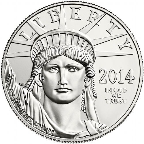 2014 1 oz American Platinum Eagle Co
