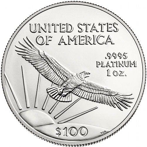 2014 1 oz American Platinum Eagle Coin (BU) - Image 2
