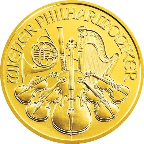 2014 1 oz Austrian Gold Philharmonic