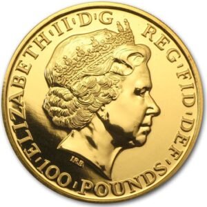 2014 1 oz British Gold Lunar Year of the Horse Coin (BU)