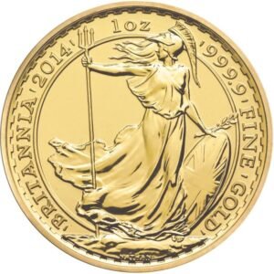 2014 Gold Britannia 1 oz Coin Uniface Obverse Mint Error NGC UNC DETAILS