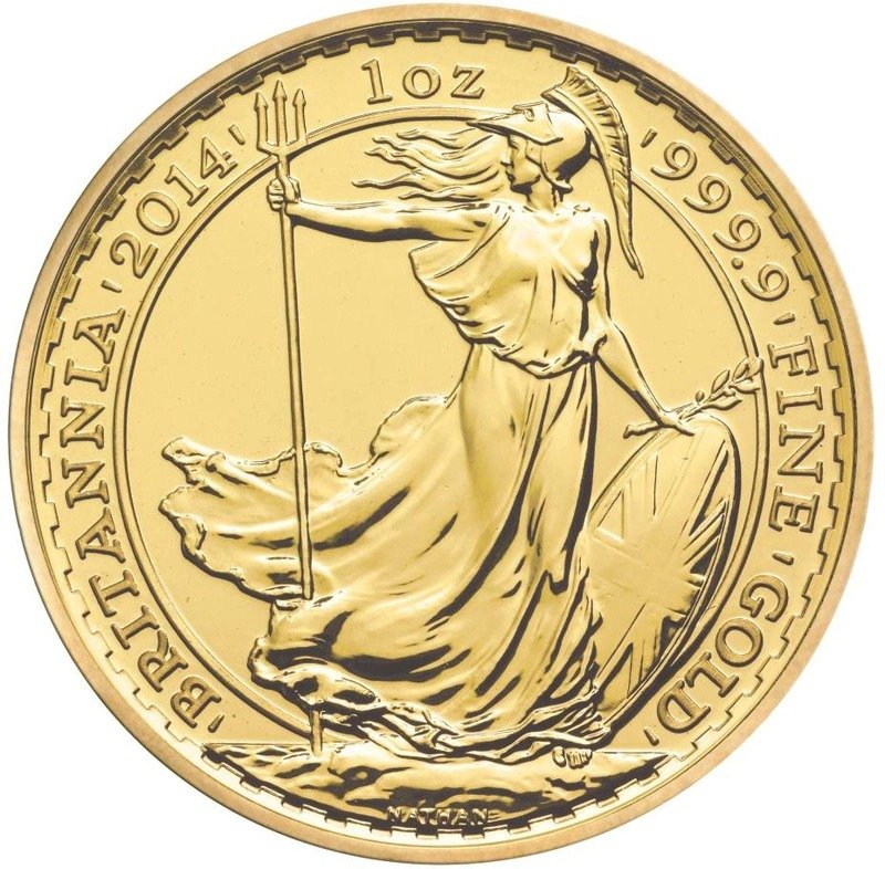 2014 Gold Britannia 1 oz Coin Unifac