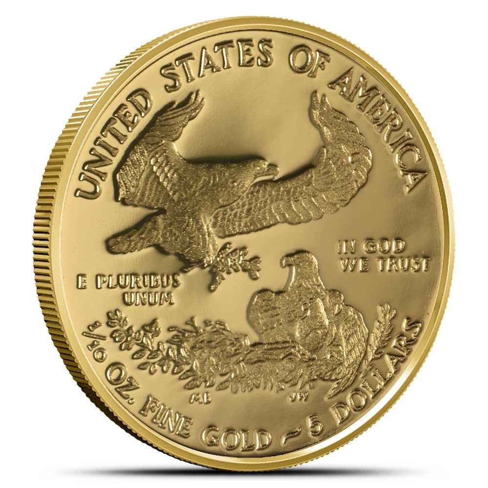 2014-W 1/10 oz Proof American Gold Eagle Coin (Box + CoA) - Image 2