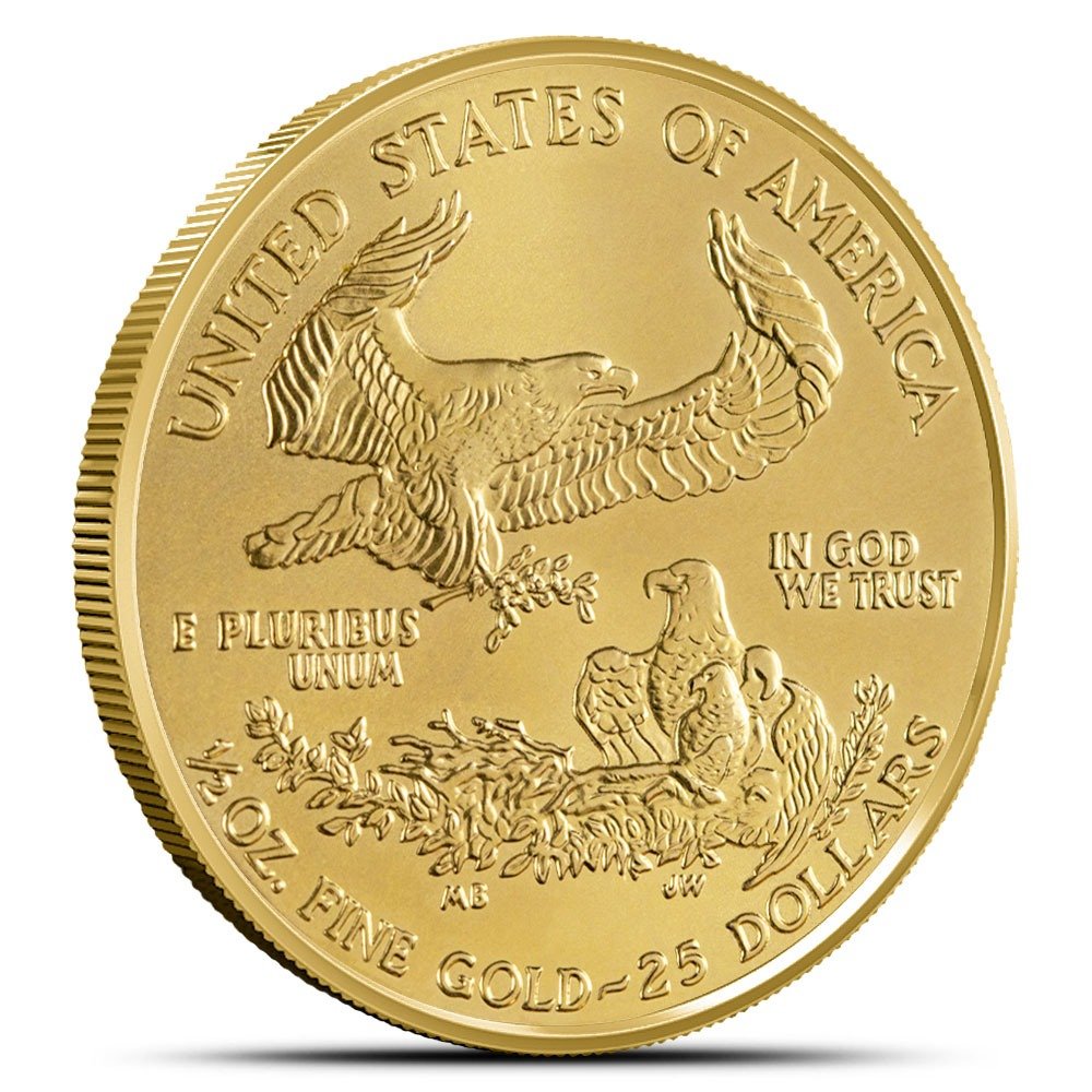 2015 1/2 oz American Gold Eagle Coin - Image 2