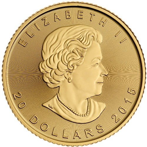 2015 1/2 oz Canadian Gold Maple Leaf Coin (BU) - Image 2