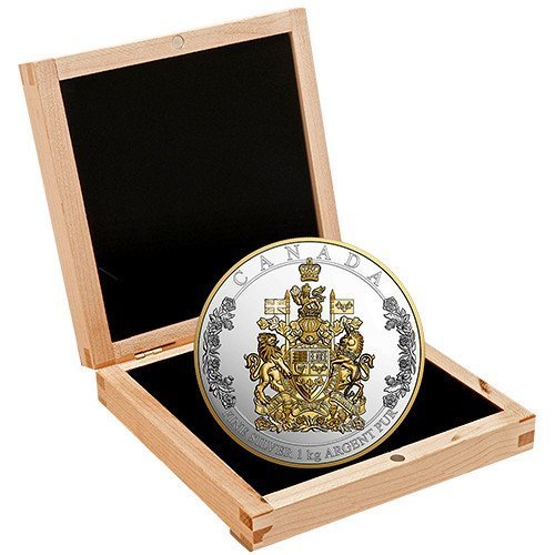 2016 1 Kilo Proof Canadian Silver