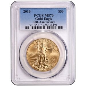 2016 1 oz American Gold Eagle Coin PCGS MS70