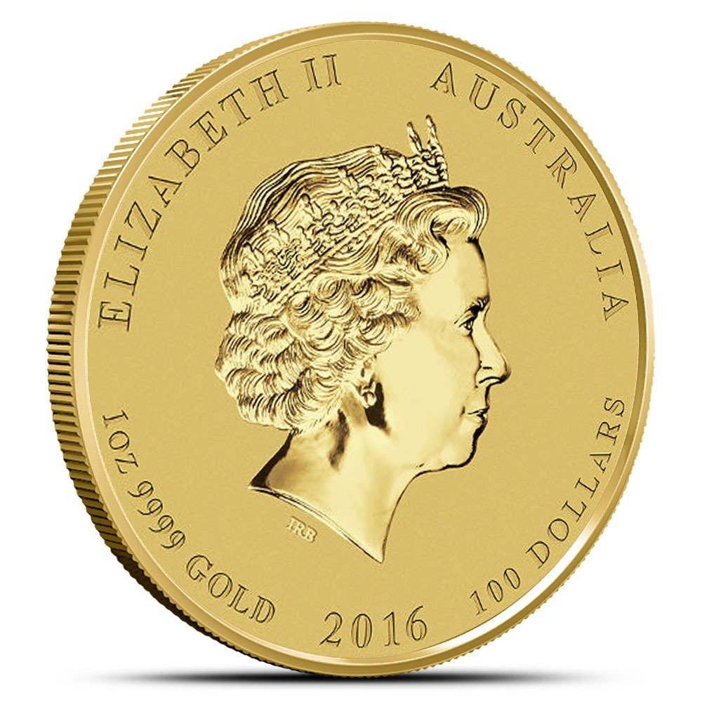 2016 1 oz Australian Gold Lunar Monkey Coin - Image 2