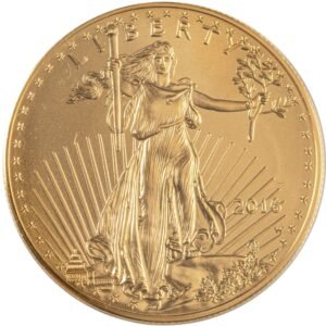 2016 1 oz Burnished American Gold Ea