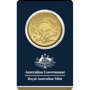 2016 1 oz Royal Australian Mint Gold Kangaroo Coin (BU w/ Assay)