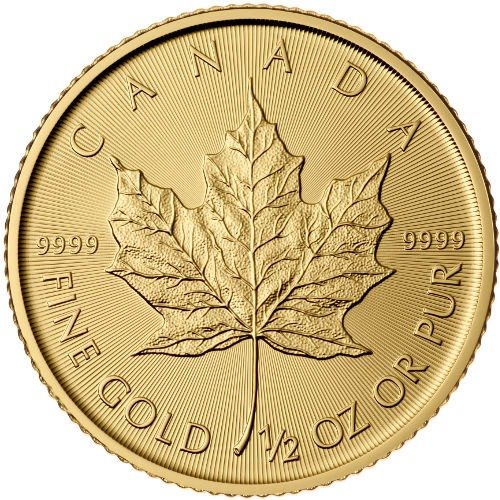 2016 1/2 oz Canadian Gold Maple Leaf