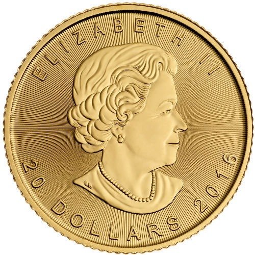 2016 1/2 oz Canadian Gold Maple Leaf Coin (BU) - Image 2