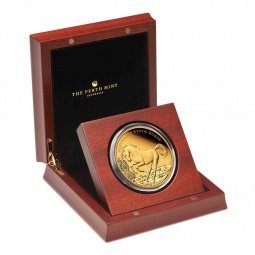 5 oz Proof Australian Gold Stock Hor