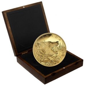2016 500 Gram Canadian Gold Roaring Grizzly Coin (BU)