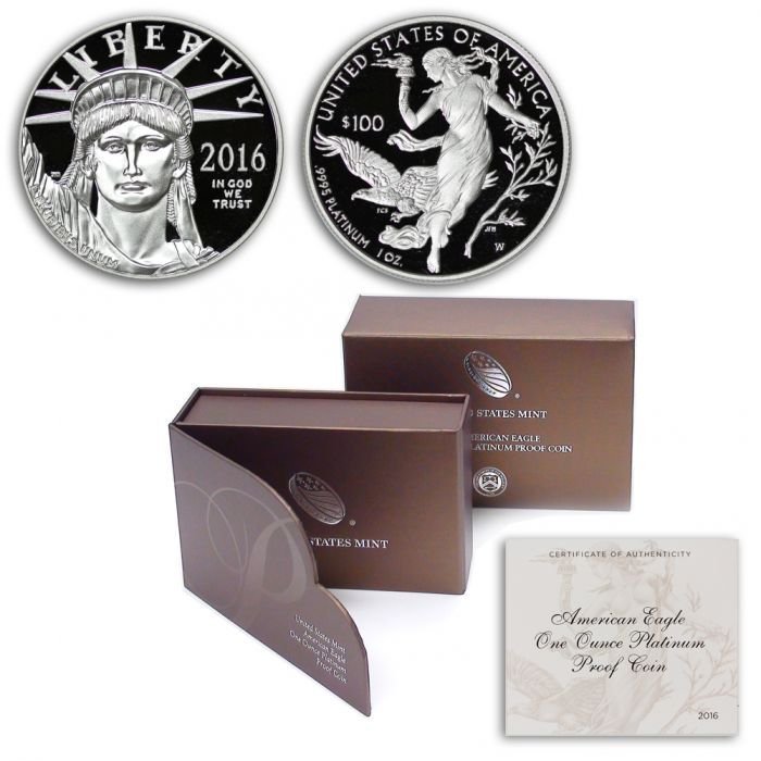 2016-W 1 oz Proof American Platinum