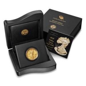 2016-W 1/2 oz American Gold Walking Liberty Half Dollar Coin (Box + CoA)