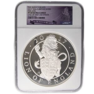 2017 1 Kilo Proof British Silver Qu