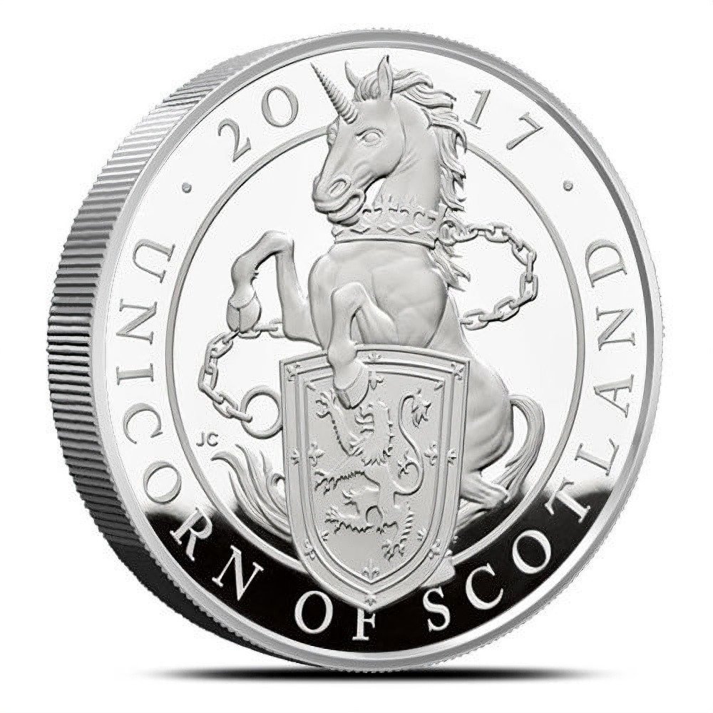 2017 1 Kilo Proof British Silver Que